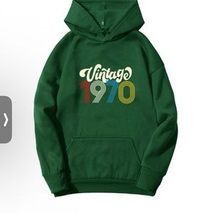 Letter graphic kangaroo pocket thermal lined hoodie